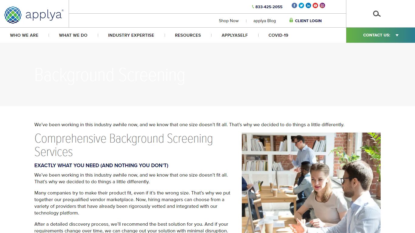 Background Screening | Workplace Testing | applya.com